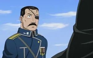 King Bradley: The Ultimate Eye And Unwavering Power Wallpaper