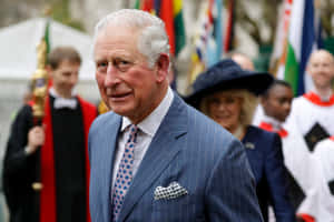 King Charles Iii And Camilla Wallpaper