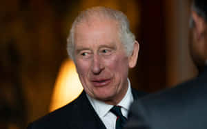 King Charles Iii Chatting Wallpaper