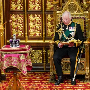 King Charles Iii Officially Opening Parliament Wallpaper