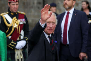 King Charles Iii Waving Wallpaper