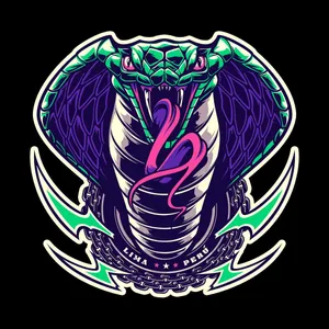 King Cobra Digital Poster Wallpaper