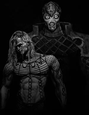 King Crimson Stands Menacingly In The Jojo Universe Wallpaper