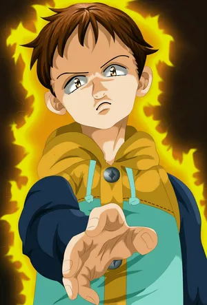 King From Seven Deadly Sins In Action Wallpaper