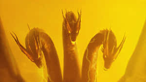 King Ghidorah - The Mighty Three-headed Dragon Wallpaper