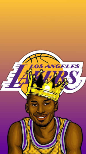 King Kobe Bryant Cartoon Wallpaper