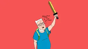 King Of The Hill Hank Adventure Time Wallpaper