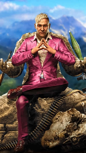 King Pagan Min Far Cry 4 Phone Wallpaper