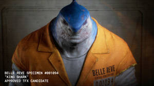 King Shark Video Game Character Wallpaper