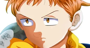 King, The Grizzly's Sin Of Sloth, Displaying His Power In An Intense Action Scene From The Seven Deadly Sins Wallpaper