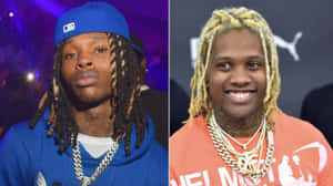 King Vonand Lil Durk Sideby Side Wallpaper