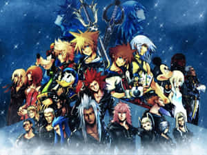 Kingdom Hearts Organization Xiii Epic Showdown Wallpaper
