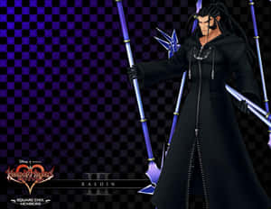 Kingdom Hearts Organization Xiii Members Posing In An Intense Battle Scene. Wallpaper