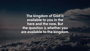 Kingdom Of God 3840 X 2160 Wallpaper Wallpaper