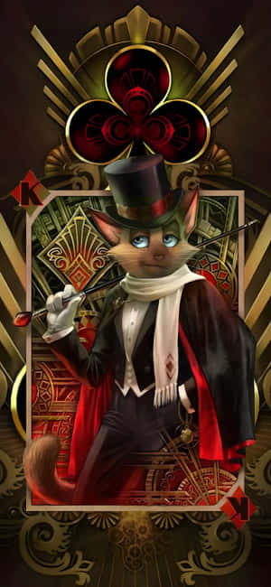 Kingof Diamonds Cat Character Wallpaper