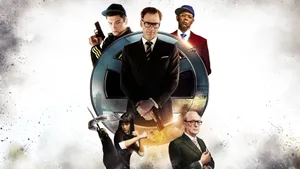 Kingsman The Secret Service Logo Poster Wallpaper