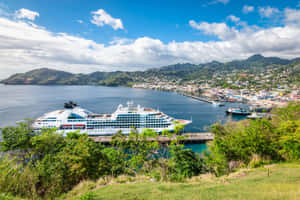 Kingstown St Vincent Cruise Port Wallpaper