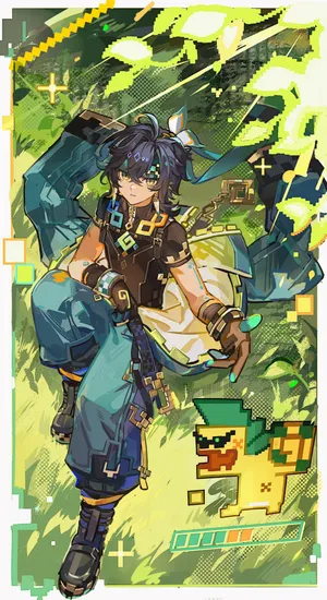 Kinich Character Art Wallpaper