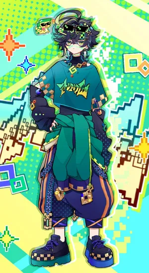 Kinich Digital Style Character Wallpaper