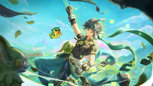 Kinich The Sun Warrior Wallpaper