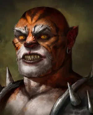 Kintaro Flexing His Powerful Muscles In Mortal Kombat Wallpaper