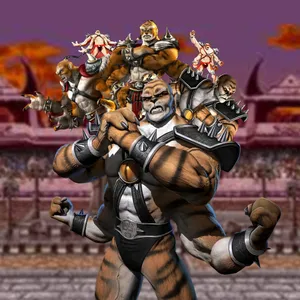 Kintaro, The Ferocious Half-human, Half-tiger From Mortal Kombat Wallpaper