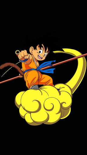 Kintoun Cloud Dragon Ball Z Iphone Wallpaper