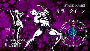 Kira Yoshikage In Action – A Menacing And Powerful Villain Wallpaper