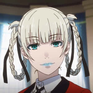 Kirari Momobami, The Compelling Character From Kakegurui Anime Wallpaper