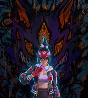 Kiriko Fox Spirit Warrior Wallpaper