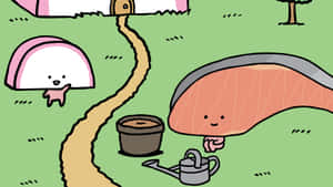 Kirimichan Garden Friends Wallpaper