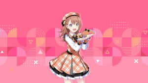 Kirimichan Playing Violin Wallpaper