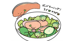 Kirimichan Salad Bowl Wallpaper