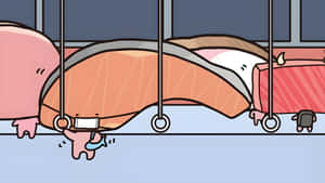 Kirimichan Sleeping Scene Wallpaper