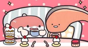 Kirimichan Tea Party Wallpaper