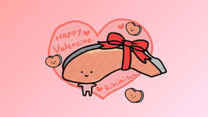 Kirimichan Valentines Day Gift Wallpaper