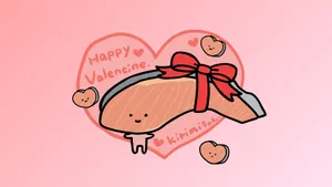 Kirimichan Valentines Day Gift Wallpaper