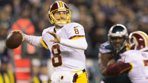 Kirk Cousins Ready To Throw Ball Wallpaper