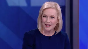 Kirsten Gillibrand Blue Dress Wallpaper