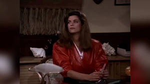 Kirstie Alley Sitcom Cheers Tv Still Wallpaper