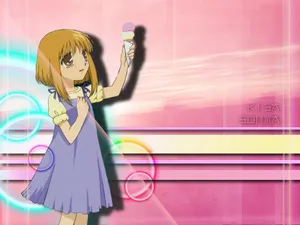 Kisa Sohma Holding Ice Cream Wallpaper