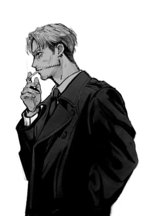 Kishibe Smokingin Black Suit Wallpaper