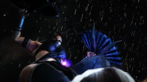 Kitana, The Deadly And Graceful Warrior Of Mortal Kombat Wallpaper