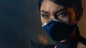 Kitana, The Fan-wielding Fighter From Mortal Kombat Wallpaper