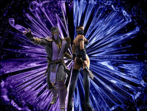 Kitana, The Fierce Princess From Mortal Kombat Wallpaper