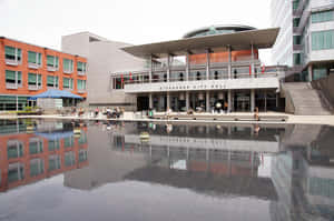 Kitchener City Hall Reflection Wallpaper