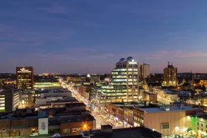 Kitchener Cityscapeat Dusk Wallpaper