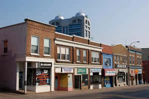 Kitchener Downtown Street View Wallpaper