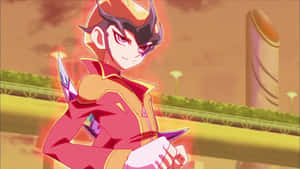 Kite Tenjo - Master Duelist In Action Wallpaper