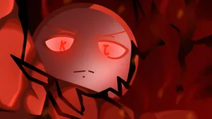 Kj Animated Character Intense Scene Wallpaper